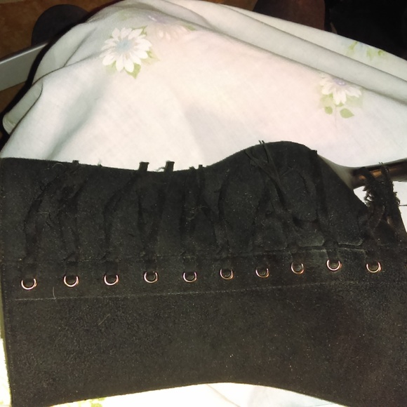 Nature Breeze Black Faux suede boots sz 6 1/2 New! - Picture 8 of 8